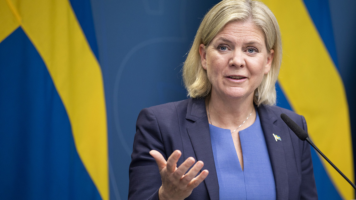 Magdalena Andersson Beg r Att Bli Entledigad Aktuellt I Politiken