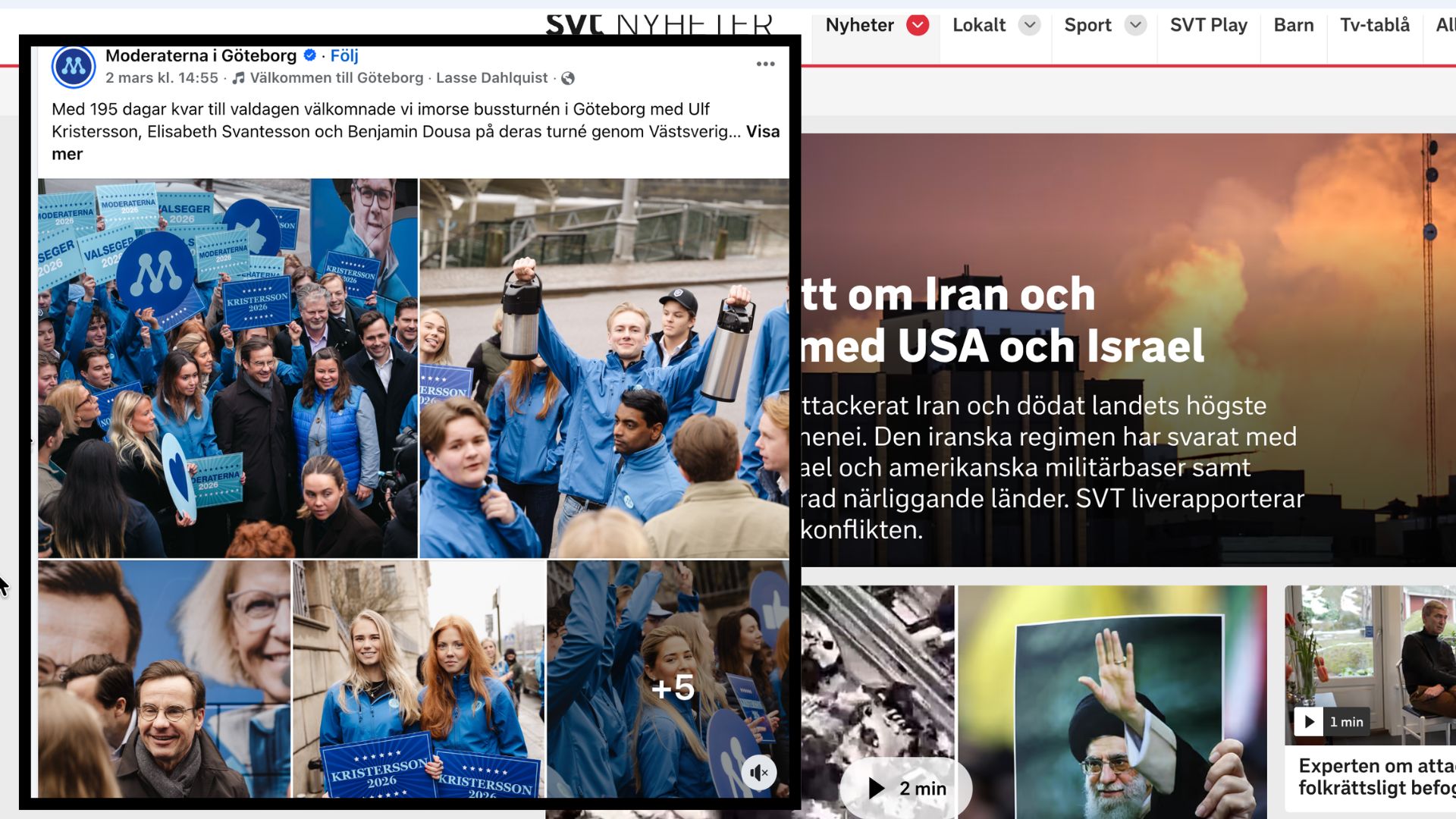 Andersson: Rusta Sverige för krigets följder – stig av valturnébussen