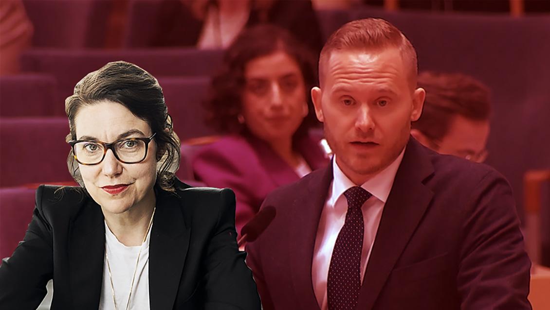 SD trollar L – visar att de har Tidöledartröjan