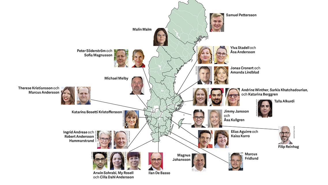Nya namnen på S riksdagslistor