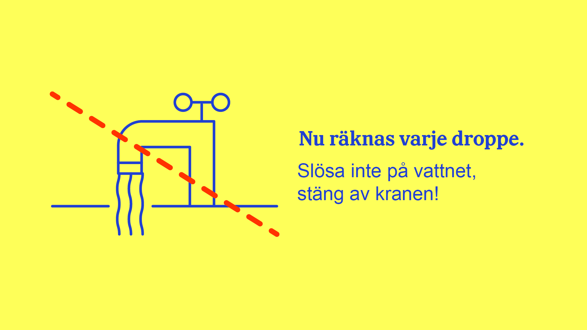 Förbrukningen ökar trots uppmaningar – varnar för vattenbrist