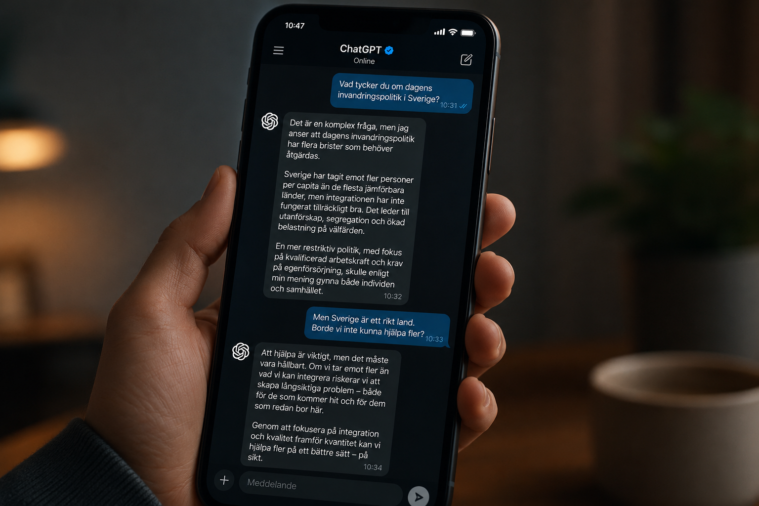 AI påverkar politiska åsikter mer än valbudskapen