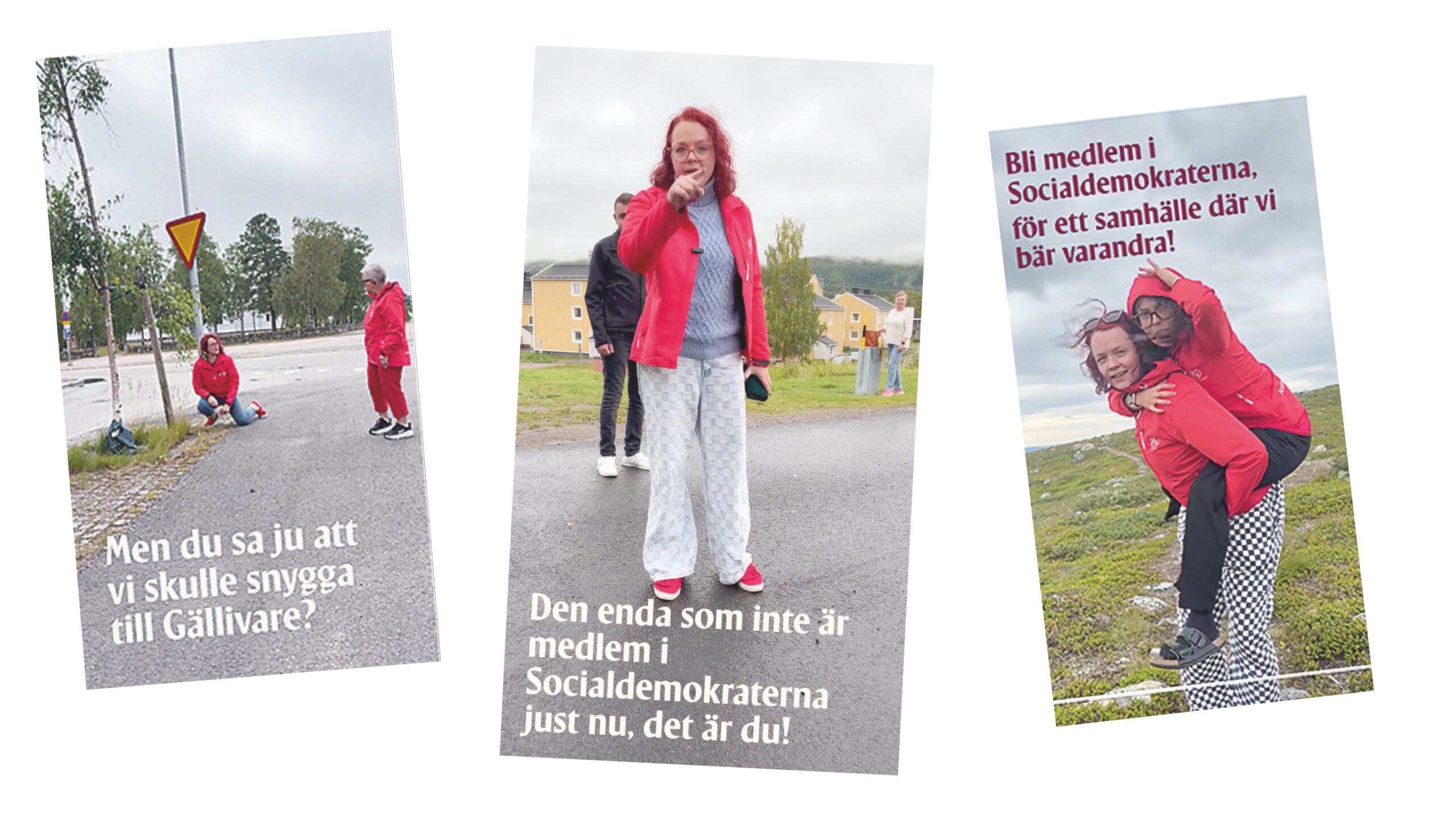 S i Gällivare satsar på humor i valkampanjen